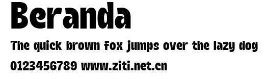 Beranda.ttf字體轉換器圖片