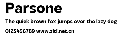 Parsone.ttf字體轉換器圖片