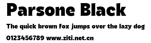 Parsone Black.otf