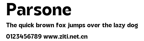 Parsone.otf字體轉換器圖片