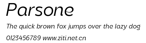 Parsone.otf