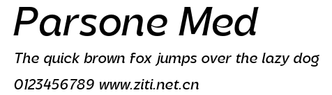 Parsone Med.otf