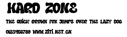 Hard Zone.ttf字體轉換器圖片