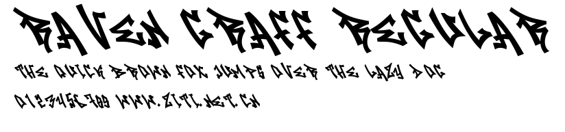 Raven Graff Regular.ttf字體轉換器圖片