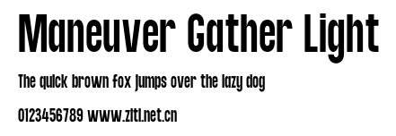 Maneuver Gather Light.ttf