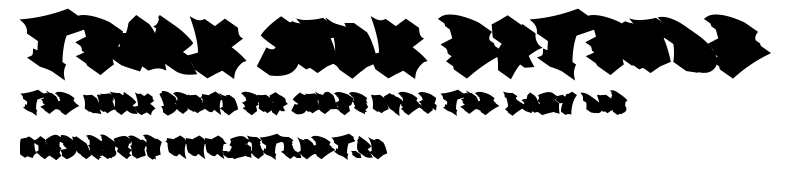 Track Junk Extrude.ttf字體轉換器圖片