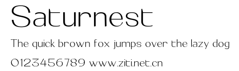 Saturnest.otf字體轉換器圖片