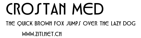 Crostan Med.otf字體轉換器圖片