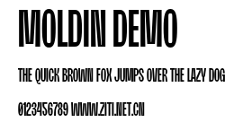 Moldin Demo.otf字體轉換器圖片