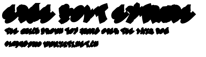 Edge Bolt Extrude.ttf字體轉換器圖片