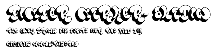 Bomber Marker- Shadow.ttf字體轉換器圖片