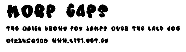 Morp Caps .otf字體轉換器圖片
