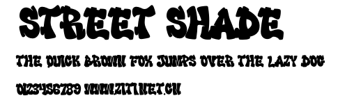 Street Shade.ttf字體轉換器圖片
