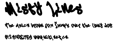 Misty Lines.otf字體轉換器圖片