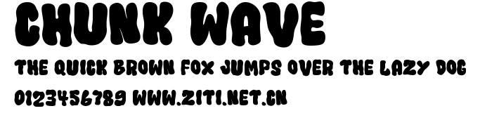 Chunk Wave.ttf字體轉換器圖片