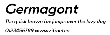 Germagont.ttf字體轉換器圖片