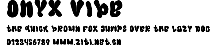 Onyx Vibe.ttf字體轉換器圖片