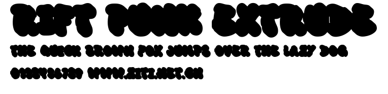 Rift Punk Extrude.ttf字體轉換器圖片