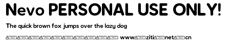 Nevo PERSONAL USE ONLY!.ttf