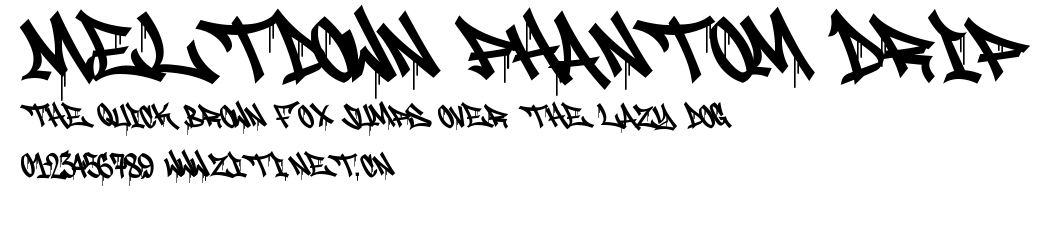 Meltdown Phantom Drip.ttf字體轉換器圖片