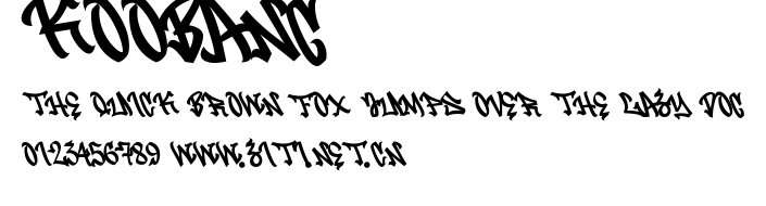 Koobang.ttf字體轉換器圖片