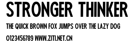 Stronger Thinker.ttf字體轉換器圖片