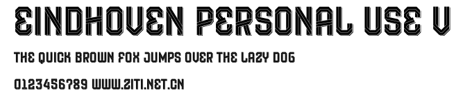 Eindhoven Personal Use V.otf字體轉換器圖片