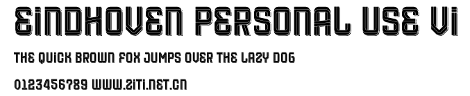 Eindhoven Personal Use VI.otf字體轉換器圖片