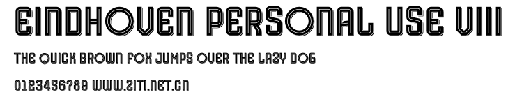 Eindhoven Personal Use VIII.otf