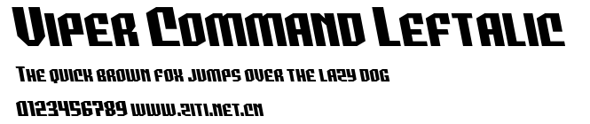 Viper Command Leftalic.ttf