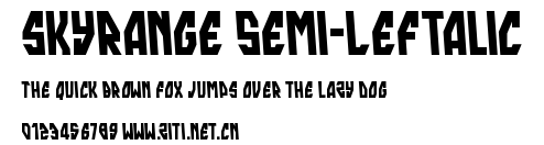 skyrange Semi-Leftalic.ttf