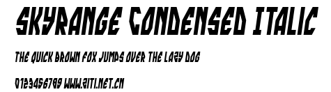 skyrange Condensed Italic.ttf