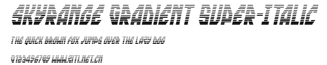 skyrange Gradient Super-Italic.ttf