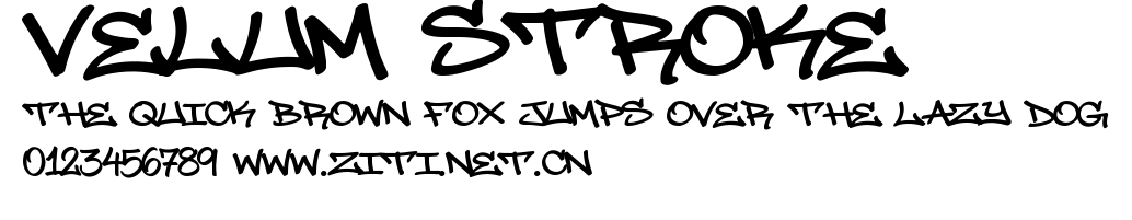 Velum Stroke.ttf字體轉換器圖片