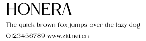 HONERA.otf