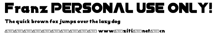 Franz PERSONAL USE ONLY!.ttf