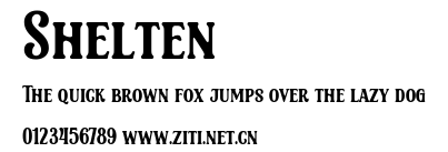 Shelten.ttf字體轉換器圖片