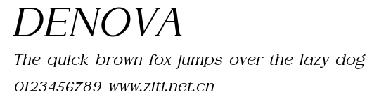 DENOVA.ttf字體轉換器圖片