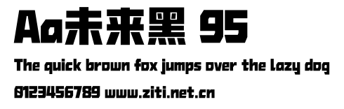 Aa未來黑 95.ttf