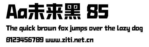 Aa未來黑 85.ttf