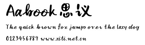 Aabook思議.ttf