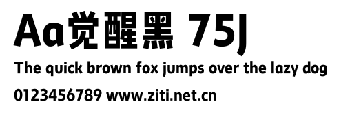 Aa覺醒黑 75J.ttf