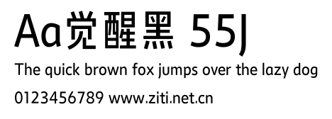 Aa覺醒黑 55J.ttf