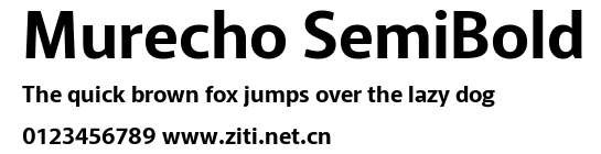 Murecho SemiBold.ttf字體轉換器圖片