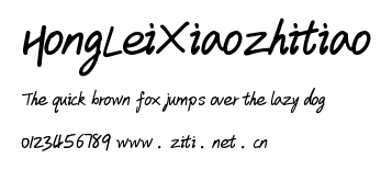 HongLeiXiaozhitiao.ttf