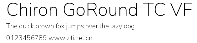 Chiron GoRound TC VF.ttf