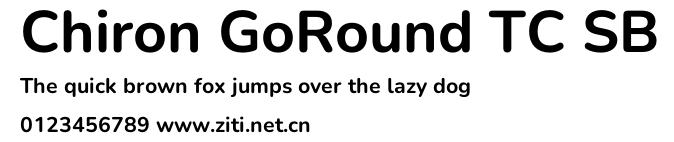 Chiron GoRound TC SB.otf