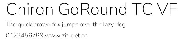 Chiron GoRound TC VF.otf