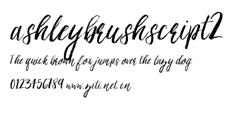 ashleybrushscript2.otf字體轉換器圖片