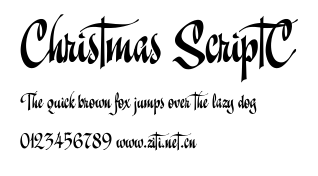 Christmas ScriptC.ttf字體轉換器圖片
